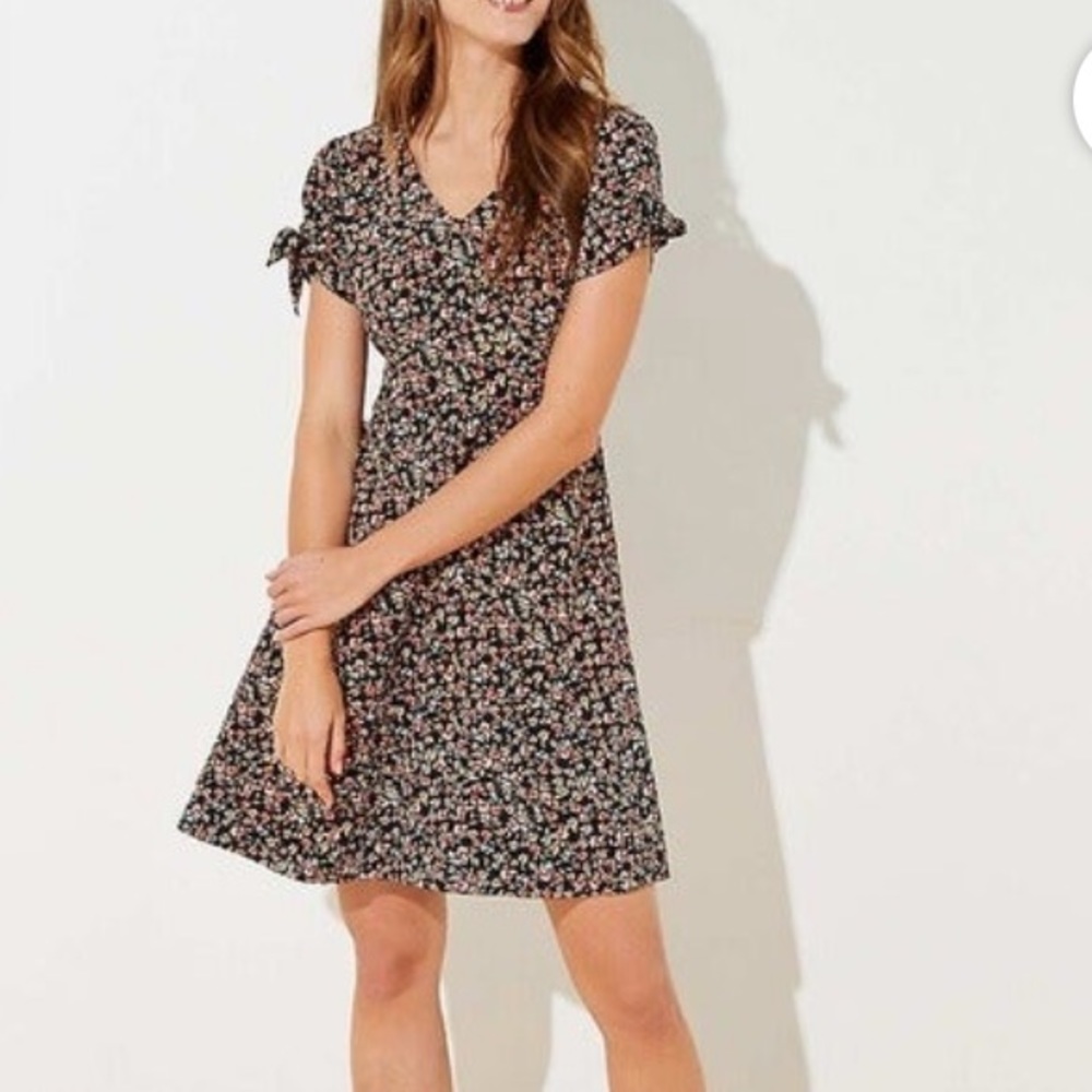 LOFT Floral Swing Dress